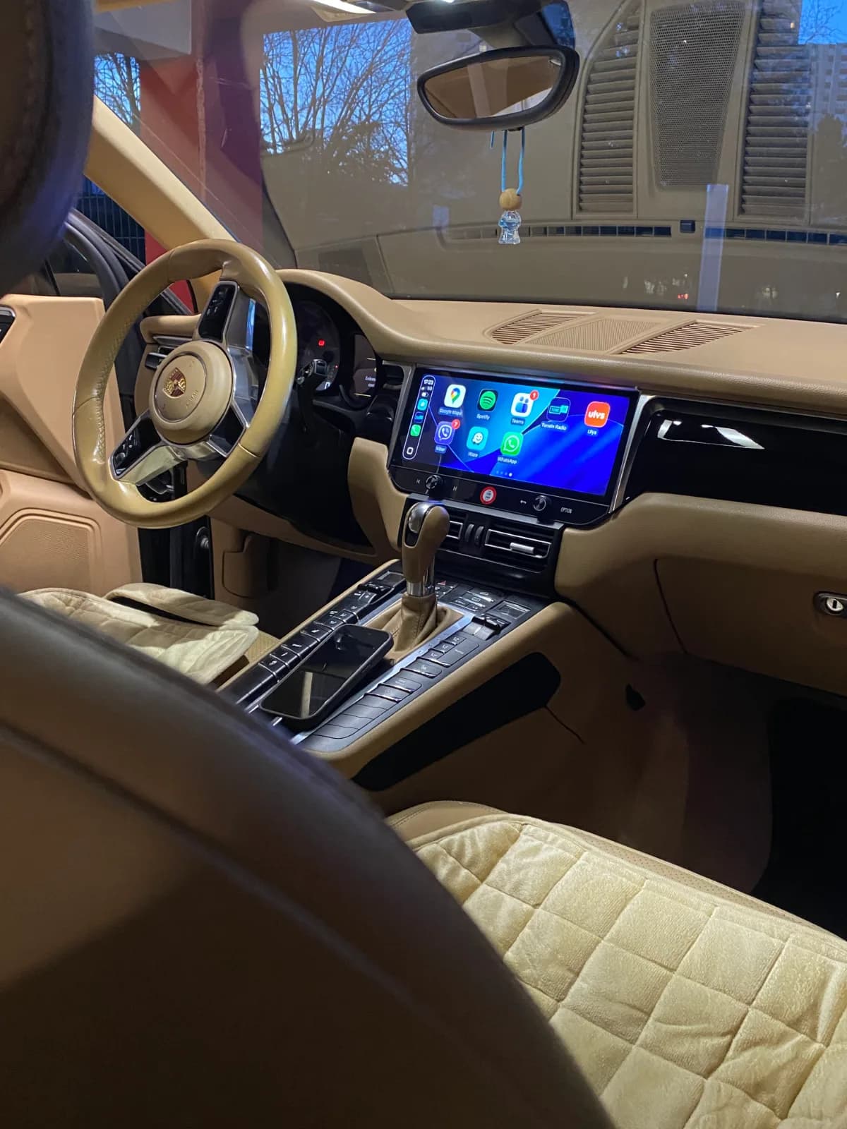 Grand écran CarPlay — Porsche Macan 2010-2018