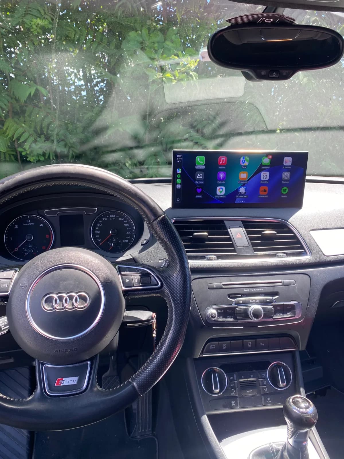 Écran CarPlay 12,3″ — Audi Q3 / A1 2013-2018
